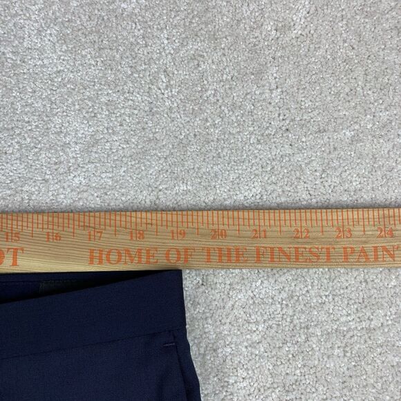 Banana Republic Italian Wool Dress Pant Mens 36 (Fits 38)  Blue Marzotto Stretch - Picture 12 of 14